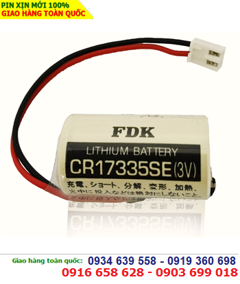 FDK CR17335SE; Pin nuôi nguồn FDK CR17335SE lithium 3v 2/3A 1800mAh chính hãng Made in Japan